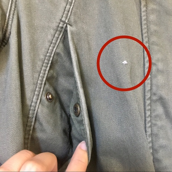 🟠 2/$20 H&M LOGG Utility Jacket - Army Green (8) - Picture 12 of 13